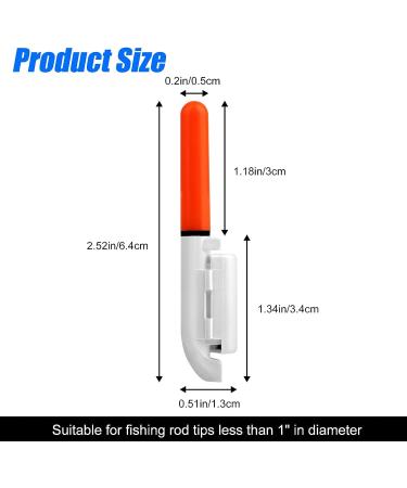 TSV 8 PCS Fishing LED Glow Sticks for Night Strike Alert - Waterproof Luminous Rod Tip Lights for Sea Fishing - Buy Online on GoSupps.com