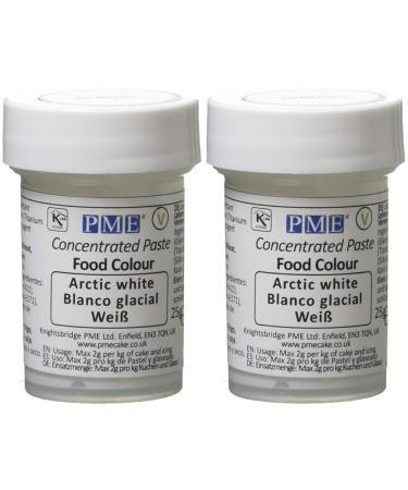 PME Paste Colour Arctic White 25 g (Pack of 2)