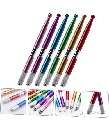 FOMIYES Microblading Pen 12 pcs Stainless Permanent Steel Professional Pencil Eyebrow Manual Makeup Pen for Embroidered - Buy Online on GoSupps.com