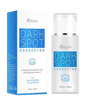 TOTCLEAR Dark Spot Remover For face and Body  Updated Dark Spot Corrector Serums for Skin Care  Advanced Formula with Effective and Safe Ingredients for All Skin Types 1.7fl oz