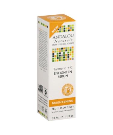 Andalou Naturals Turmeric+C Enlight Serum - Brightening & Anti-Aging | Buy Internationally - Buy Online on GoSupps.com