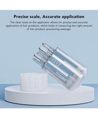 Dioche Accurate Scale Hair Oil Applicator | Portable Scalp Massage Comb for Essential Oils (White - Buy Online on GoSupps.com