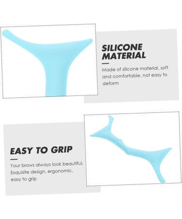 minkissy brow template eyebrow makeup tools eyebrow shaping template silicone makeup stencil brow makeup supplies eye brow stencil eye brow shapers for women third gear Silica gel blindfold 17.3x5.9cm Blue - Buy Online on GoSupps.com