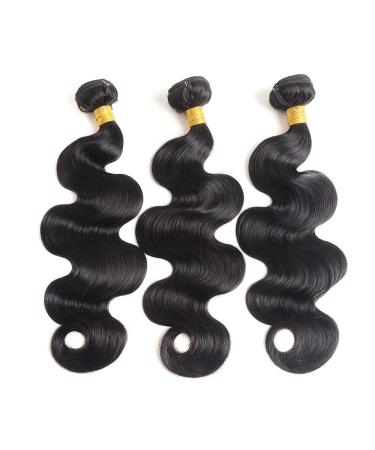 Drosuud Body Wave Human Hair Bundles 18 20 22 Inch - Brazilian Virgin 12A Hair Deals - Buy Online on GoSupps.com