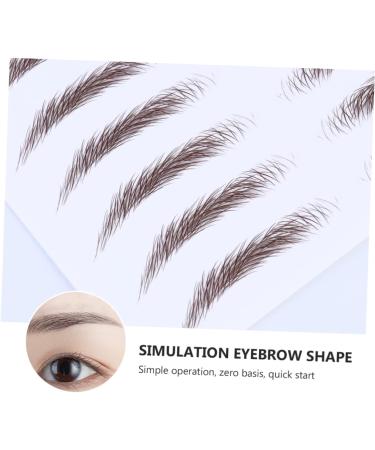 HAPINARY 4pcs Eyebrow Stickers Tatoo Eyebrow Makeup Eyebrow Shape Water Transfer Eyebrow Sticker Hair 6d Tool - Buy Online on GoSupps.com