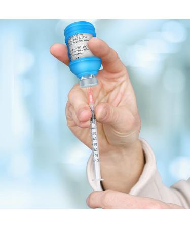 MEDMAX Insulin Via Bottle Protector Case - 2-Pack Silicone Sleeve for 10ML Vials (Short-Blue) - Buy Online on GoSupps.com