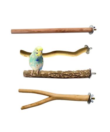 Nature birds set for birds standing bird cage Accessories pencil bars for bird cages percussion rods for budgies budgie accessories for budgie canaries 4 pieces