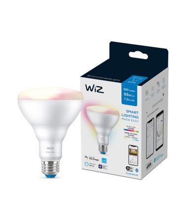 WiZ Connected Color 60W BR30 Smart WiFi Light Bulb, 16 Million Colors, Compatible with Alexa and Google Home Assistant, No Hub Required, 1 Bulb BR30 Color 1 Count (Pack of 1) - Buy Online on GoSupps.com