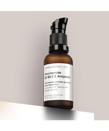 C FARMACIA BARCELONA Anti-Oxidant Day & Night Serum 30ml | Anti-Aging Effect Protection Against Sun Redness & Reduction Irritation | Niacinamide B3B6CE Ampoule 30ml - Buy Online on GoSupps.com