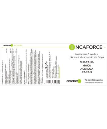 Anastore Incaforce Multi-Vitamin Fatigue/Concentration Disorders/Immune Weakness/Desire Disorders - Buy Online on GoSupps.com