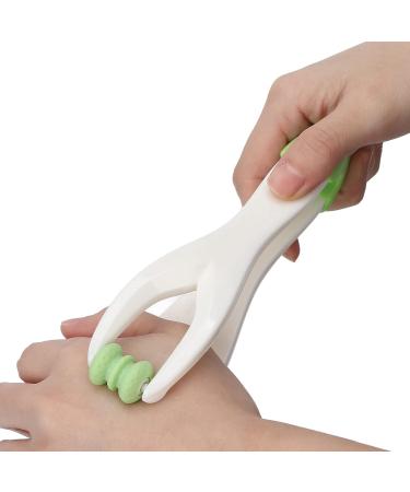 2 in 1 Finger Joint Acupuncture Massager - Stress Relief & Acupressure Roller for Enhanced Blood Circulation (Green) - International Shipping Available - Buy Online on GoSupps.com