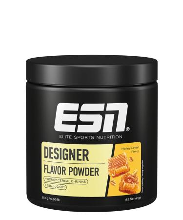 ESN Designer Flavor Powder Honey Cereal 250 g flavor powder for sweet without a lot of sugar and calories tested quality - made in Germany Honey Cereal 250 g (1 Pack)