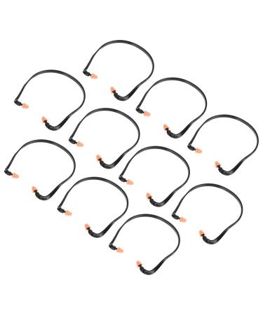 Balacoo 10pcs earplugs snoring Work Studying Racing Ear Plugs for Concert Ear Plugs Calmer Ear Plug Ear Plugs for Swimming Reusable Ear Plugs with line Student Multipurpose 1 Count (Pack of 1)
