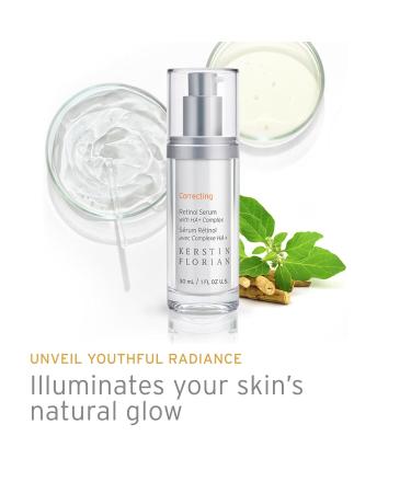 Kerstin Florian Retinol Serum with Hyaluronic Acid | Anti-Aging Hydrating Face Treatment | 1.0 fl oz - Shop Internationally - Buy Online on GoSupps.com