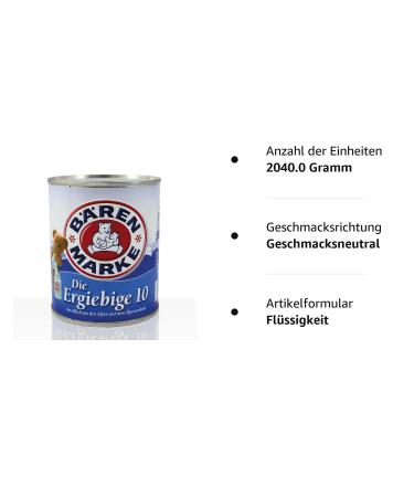 Canned Milk 10% B renm. - Multipack of 6x340g | International Shipping Available - Buy Online on GoSupps.com