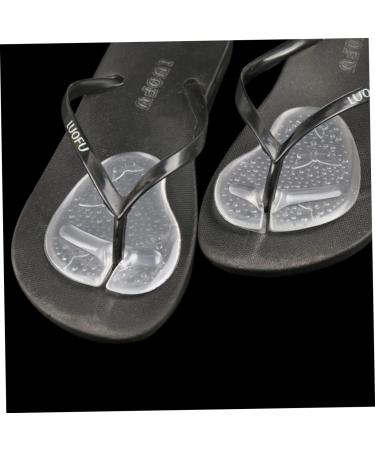 NOLITOY Forefoot Pad Toe Protector Sandal Slippers | Metatarsal Support Gel Insoles for Women | Pink Thong Sandal Liners - Buy Online on GoSupps.com