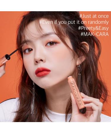 Coringco Waterproof Korean Mascara - Long Lasting Curling Volume in Dark Brown - Buy Online on GoSupps.com