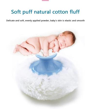 Body Powder Puff Box Powder Sponge Round Puff Holder for Home and Travel (Pink) - Buy Online on GoSupps.com