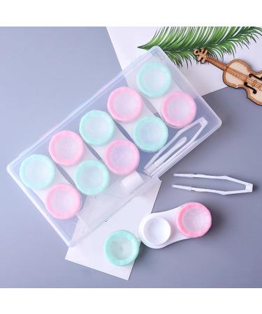 Perfk 4x 5 Pair Contact Lens Containers - Dual Color Holder for Women - International Shipping Available - Buy Online on GoSupps.com