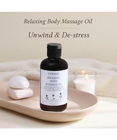 Relaxing Body Massage Oil for Sore Muscles | Organic Lavender & Eucalyptus Aromatherapy | Skin Moisturizer | 6.76 Fl Oz (200ml) - Shop Internationally - Buy Online on GoSupps.com