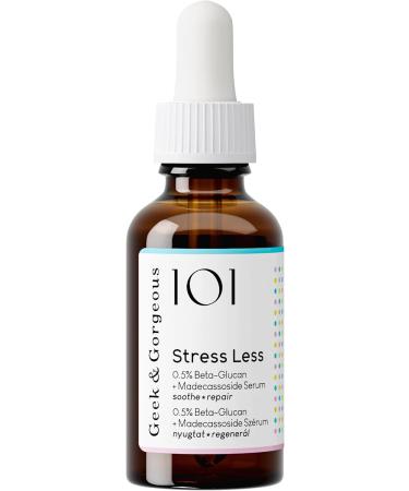 Geek & Gorgeous 101 - Stress Less light & silky gel formula with Beta-Glucan & Madecassoside soothes & repairs - all skin types especially sensitive 30ml - Buy Online on GoSupps.com