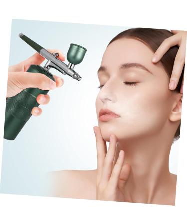 Airbrush Makeup Kit & Facial Moisturizer Portable Stainless Steel Nail Decorating Set for Flawless Results - Buy Online on GoSupps.com