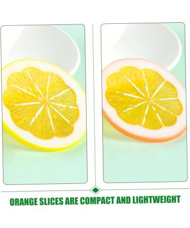 Alipis 6pcs Artificial Lime Simulation Fruits Simulated Fruit Model Faux Lemon Slices Lemon Slices for Soap Lifelike Lemon Props Lemon Slices Artificial Ornament Filling Orange Slices Pvc - Buy Online on GoSupps.com