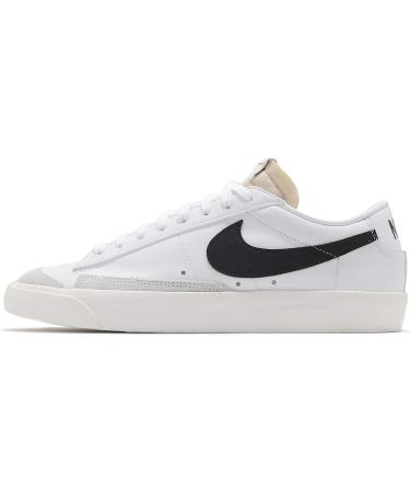 Nike Men's Blazer Low '77 Vintage Shoes 10 - White/Black/Sail - Buy Online on GoSupps.com
