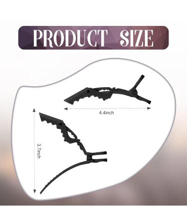 80 Pack Alligator Hair Clips - Wide Teeth Salon Styling Clips for Women - Buy Online on GoSupps.com