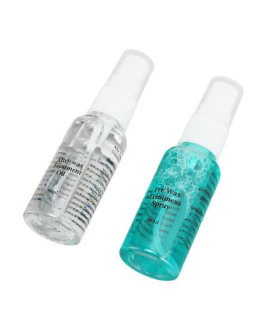 Clean & Hydrate Waxing Kit - Pre Wax Cleanser & Post Oil for Smooth Calm Skin - Buy Online on GoSupps.com