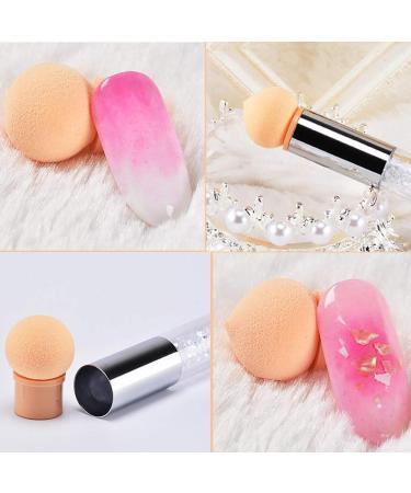 Mwoot Nail Design Brush Set 4 Pcs Replacement Sponge & 2 Pcs Beginner Brushes for Perfect Nail Art | International Shipping Available - Buy Online on GoSupps.com