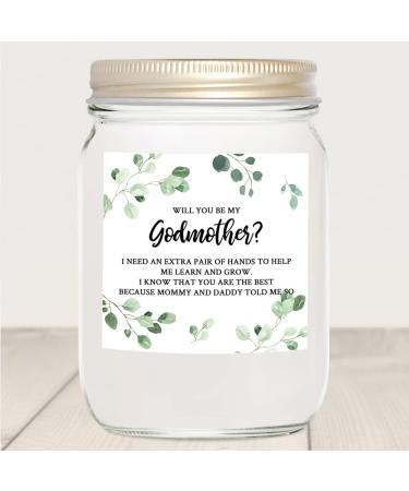 YouNique Designs Godmother Candle 7oz Soy Vegan Aromatherapy Gift | Perfect Godmother Proposal & Announcement (Lavender & Vanilla - Buy Online on GoSupps.com