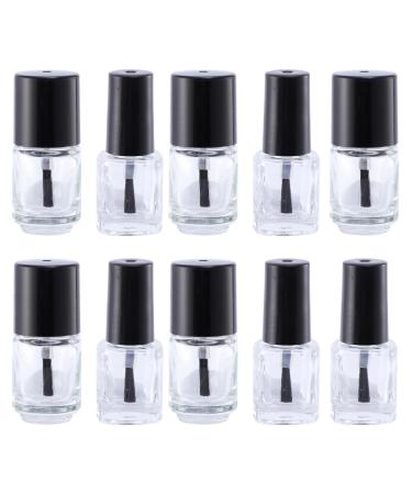 POPETPOP POPETPOP Nail Gel Nail Polish Replacement Bottle 20 Pieces Travel Glass Round Glass