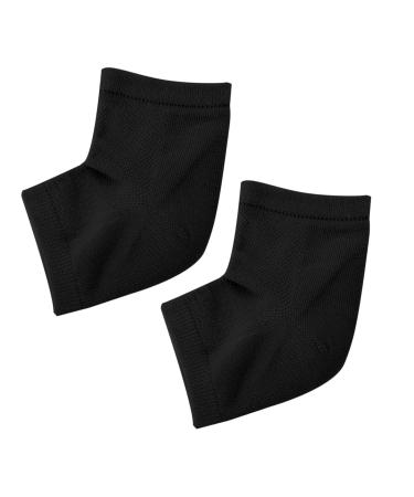 Verdant Touch Pain Relief Socks Gel Heel Foot Care Socks Moisturizing Heel Protective Sleeves Half Pain Relief Socks Black