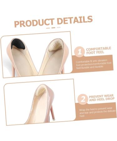 FOMIYES 8 Pairs High Heel Pads & Grip Inserts - Anti-Drop Heel Stickers for Women - Perfect for Pumps & Outdoor Use - Buy Online on GoSupps.com
