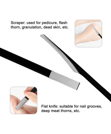 DMNQ 6 Piece Foot Care Set Professional and 1 Four-Sided Nail File Nail Lifter Pedicure Set Foot Care Set Professional Foot File Callus Remover Foot Shaver Foot File - Buy Online on GoSupps.com
