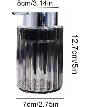 Foam Bottle Dispenser Press Mousse Foam Bottle Foam Dispenser Bottle Multilayer Seal for Shampoo Body Wash Foam Bottle Hand Wash Dispenser Face Wash Foam Dispenser Transparent Grey - Buy Online on GoSupps.com