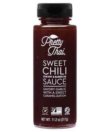 Pretty Thai Sweet Chili Sauce (Certified non-GMO and Gluten-Free) 100% All-Natural 11.2oz