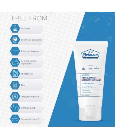  The Face Shop Dr.Belmeur Daily Repair Foam Cleanser 150ml - Buy Online on GoSupps.com