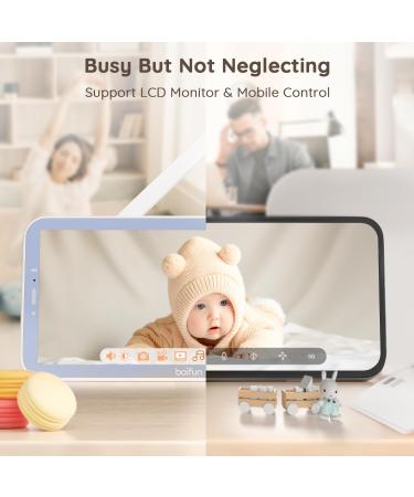 BOIFUN 1080P Wifi Video Baby Monitor Camera with App Control, Motion Detection, Night Vision - Smart Baby Monitor for Android/iOS Smartphone - Buy Online on GoSupps.com
