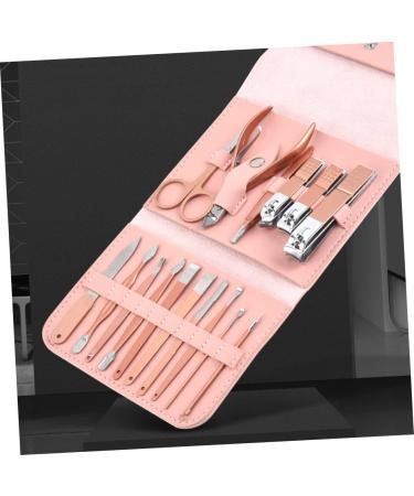 SHERCHPRY Clippers Set Nail Trimmer Nail Nail Clippers Manicure Tool Nail File Rose Gold 14.5X11X3CM Golden - Buy Online on GoSupps.com
