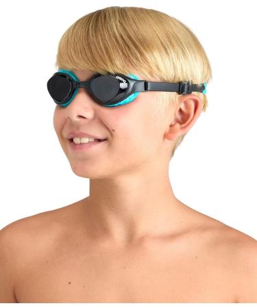 ARENA Unisex-Youth Air Jr Swimming Goggles | Lightweight & Durable | Perfect for Swimming | NS Smoke-Black - Buy Online on GoSupps.com