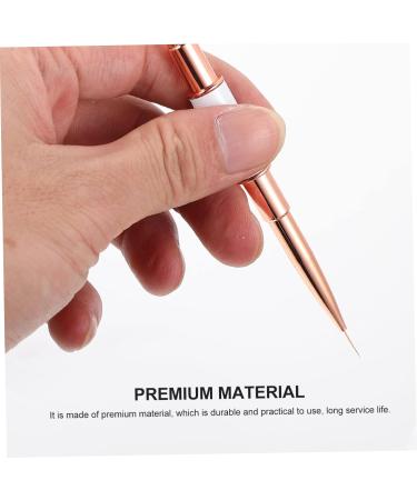 minkissy Pull Line Nail Art Pen Practical Marking Pen Nail Pen Eyebrow Mark Pens Nail Painting Drawing Pens Fine Tip Nail Art Nail Paint Brush Manicure Painted White Metal Brush Set - Buy Online on GoSupps.com