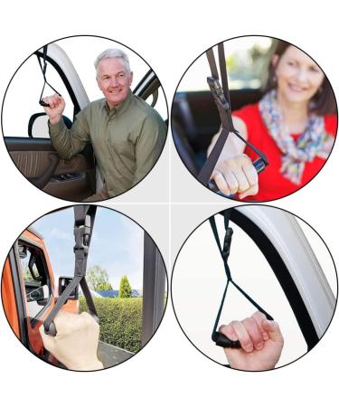 Adjustable Auto Grab Handles for Elderly - 2pcs Non-Slip Car Safety Assist Device (Black) - Buy Online on GoSupps.com
