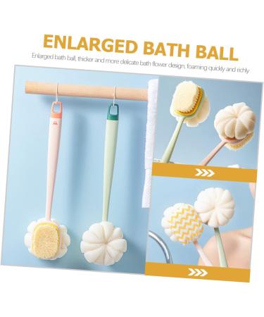 BELLIFFY Exfoliating Bath Brush Loofah Scrubber for Men - Shower Body Brush with Handle - Buy Online on GoSupps.com