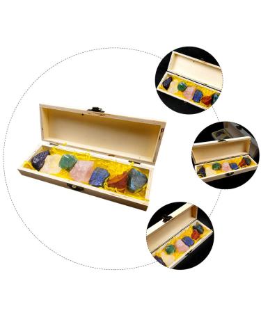 Yoga Decor 2pcs Crystals Chakra Stones Cluster Rock Ore Fish Tank Decor | Toyvian - Buy Online on GoSupps.com