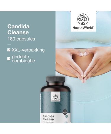 Be Healthy Group doo Candida Cleanse 180 capsules 3month supply Alcoholfree Formula with 16 Active Ingredients including Zinc Support of the intestinal flora Lactobacillus Acidophilus - Buy Online on GoSupps.com