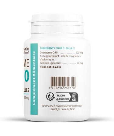 CoEnzyme Q10 200 mg - 120 Capsules - Buy Online on GoSupps.com