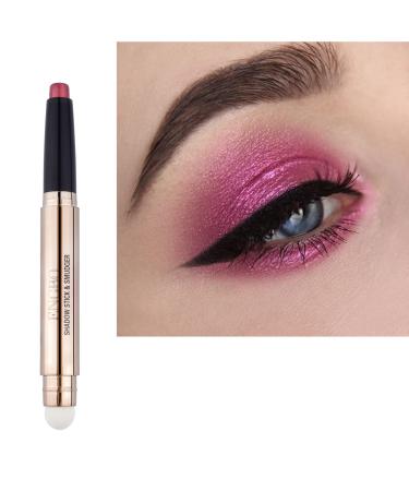 Lucoss double-sided eyeshadow pencil-Eyeshadow Stick Highlighter Lidshadow pen shimmering and matter Eyeliner-Stift gift for girls and women (A6)