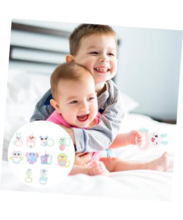 Ifundom 30 Pcs Self-Calming Bite Ring Toys for Babies - Safe & Fun ABS Baby Rattles for Soothing and Playtime - Buy Online on GoSupps.com